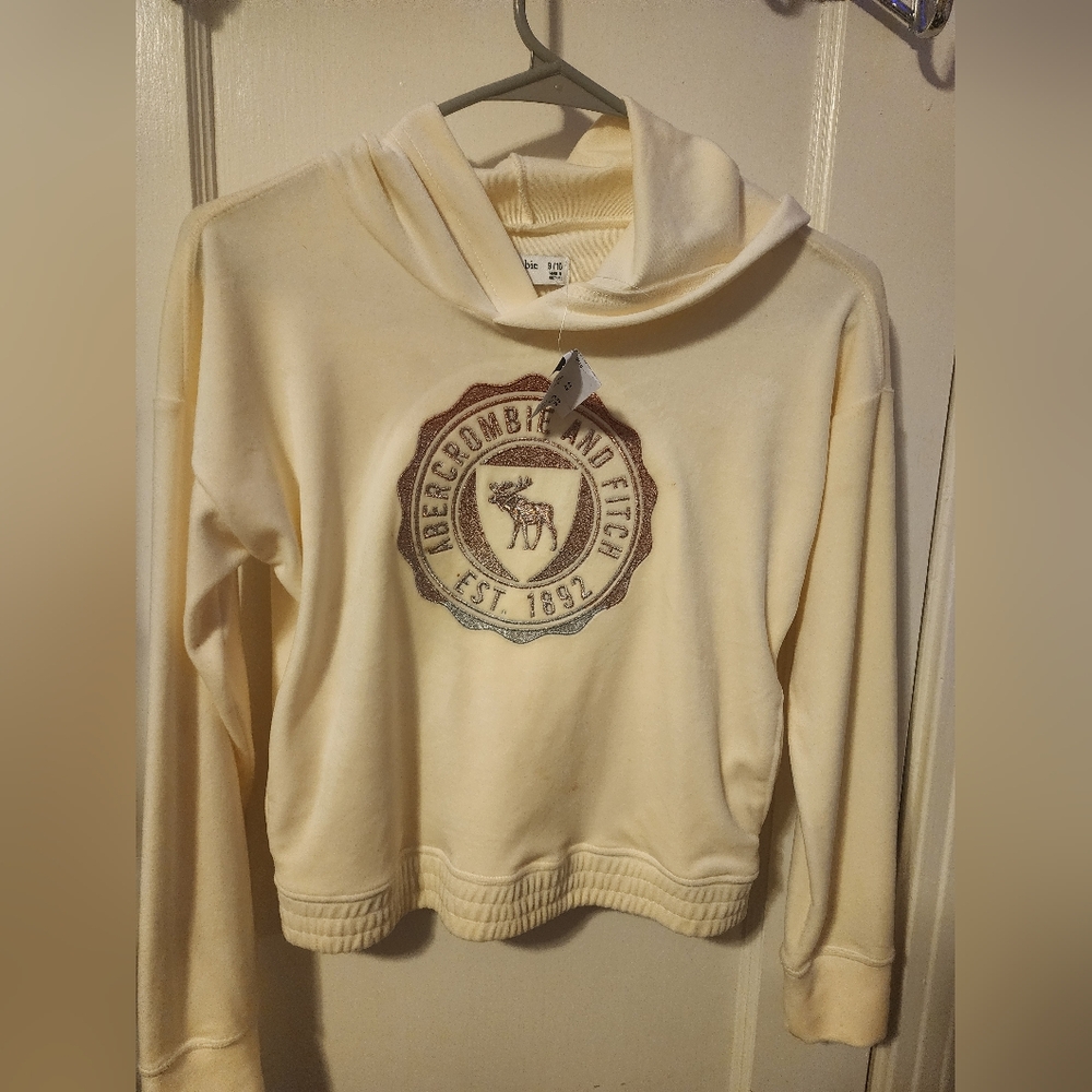 Abercrombie Kids Cream Hoodie